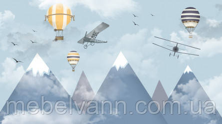 Фотообої Chameleon Скандинавські гори 100х100см, фото 1