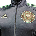 Спортивна чоловіча кофта Adidas Inter Miami розмір M темно-синя з бірюзою, фото 4