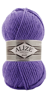 Нитки пряжа для вязания полушерсть SUPERLANA MAXI Суперлана Макси от ALIZE Ализе № 851 - синій