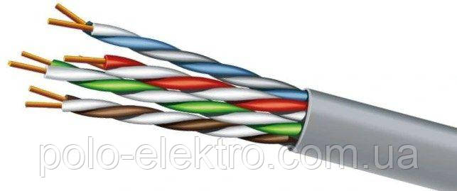 Кабель внутрішній Cat5e F/UTP 4х2х24 AWG ЗЗЦМ