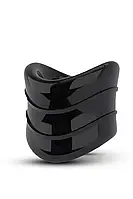 Ерекційне кільце STAY HARD BEEF BALL STRETCHER SNUG XLONG Чорне, 3.8 х 2.5 см