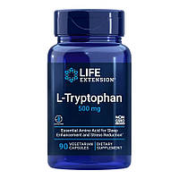 Аминокислота Life Extension L-Tryptophan 500 mg, 90 вегакапсул DS