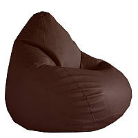 Крісло - груша коричневого кольору від 60 х 90 до 100 х 140 см Pear