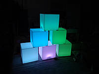 LED Светильник Куб 16 цветов + режимы 20х20 см для дома, детских комнат и центров. Светильник куб