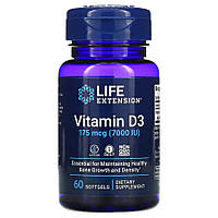 Витамины и минералы Life Extension Vitamin D3 7000 IU, 60 капсул DS