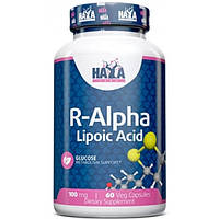 Натуральная добавка Haya Labs R-Alpha Lipoic Acid 100 mg, 60 вегакапсул DS