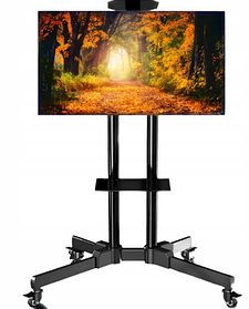 Підлоговий кронштейн  для телевізора стійка на колесах Mozos 1500 32"-60"  Навантаження до 50 кг