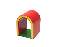 Детский мягкий модуль набор туннель одинарный120х70х60 см ПВХ для детских комнат, развлекательных центров
