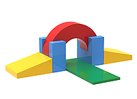 Детский мягкий модуль набор спорт 120х120х100 см ПВХ для детских комнат, развлекательных центров и садов