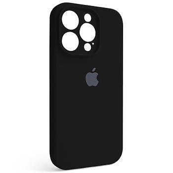 Чохол Silicone Full Camera для Apple iPhone 15 Pro Black