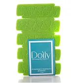 Розділювачі педикюрні делікатні Doily з пінополіетилену 5 пар лайм