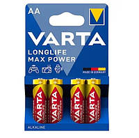 Батарейки Varta Longlife Max Power Alkaline AA 4 шт