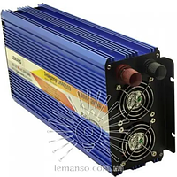 Інвертор + заряджання 20 А синій корпус Lemanso LM40103 з 12VDC до 230V AC 1000W 1200VA 20A правильна синусоїда