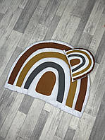 Комплект коврик + подушка Радуга (цифровая печать)