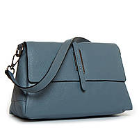 Сумка-клатч жіноча шкіряна колір синій ALEX RAI сумка жіноча невелика якісна сумка через плече