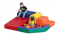 Детский модульный спуск и бассейн Блок-7 150x150x50 см для игровых комнат с изменяющимся чехлом.Игровой модуль