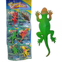 Растушки "Ящерицы и крокодилы" (6 шт) Toys Shop