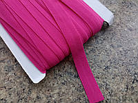 Розовая - на отрез трикотажная окантовочная бейка стрейч матовая 1.5см