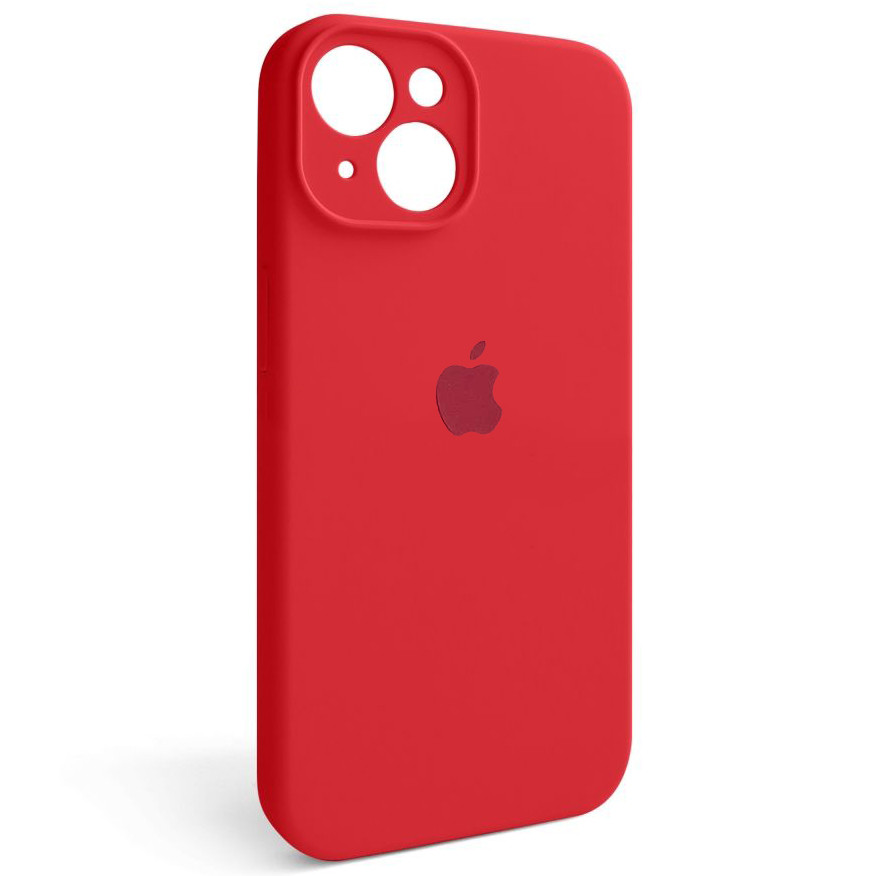 Чохол Silicone Full Camera для Apple iPhone 15 Red, фото 1