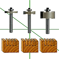 Фрезы по дереву для вибірки чверті