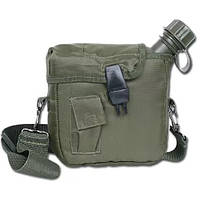 Фляга з чохлом Mil-Tec US 1.9 л Olive Drab (14510001)