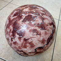 Шар из мрамора (диаметр 20 см) - мраморный шар (сфера), декор интерьера, подарок