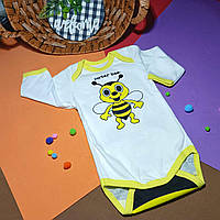 Нарядний боді бджілка 74 розмір