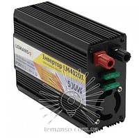 Инвертор черный корпус Lemanso LM40201 с 12VDC до 230V AC 500W 600VA модифицированная синусоида