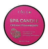 Массажная свеча Edlen Spa Candle Cream Strawberry (клубника со сливками), 30 мл