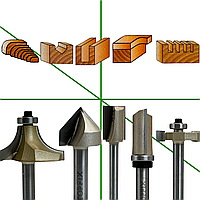 Набор из фрез по дереву