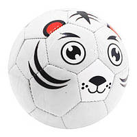 Мяч футбольный №2 "Тигрик" (белый) Toys Shop