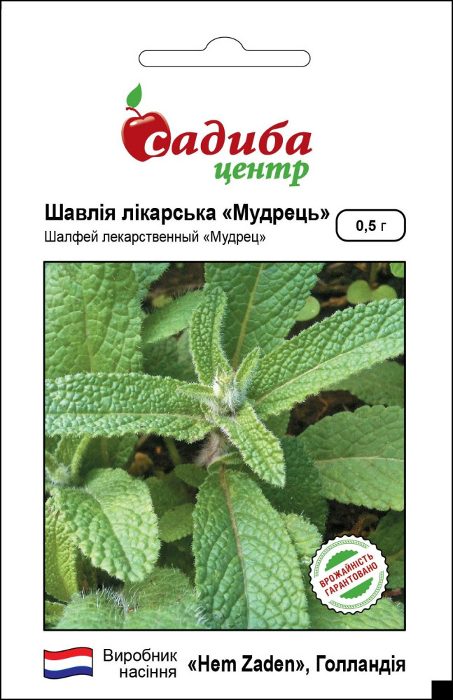 Шавлія лікарська Мудрець, 0,5 г, Садиба Центр