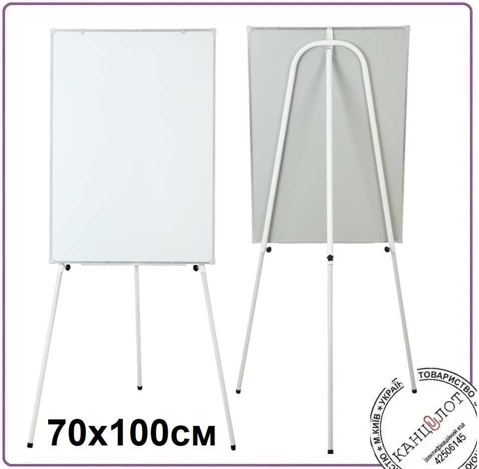 Фліпчарт магнітний сухостиральний BUROMAX , 70x100cм (BM.0009), фото 1
