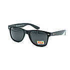 Сонцезахисні окуляри Ray Ban Wayfarer чорні, фото 2