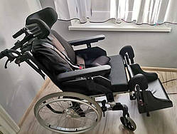 Багатофункціональна коляска для довготривалого догляду Alu Rehab Netti 4U CE Plus Comfort Wheelchair 40 см Used