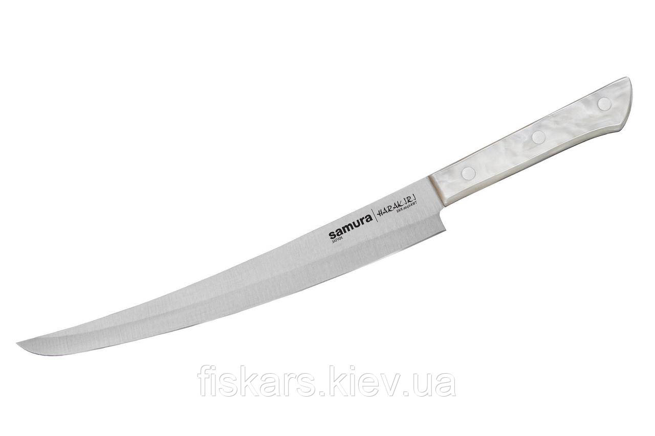 Ніж-слайсер танто Samura Harakiri 230 мм Acryl White (SHR-0046AWT)