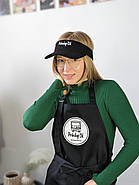 Кепка козирок з вашим логотипом Чорна, фото 9