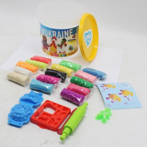 Набор для лепки "#Ukraine Lovin", 15 цветов Toys Shop - фото 2 - id-p2145264353