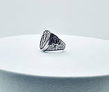 Срібний перстень ЗСУ чернений, фото 2