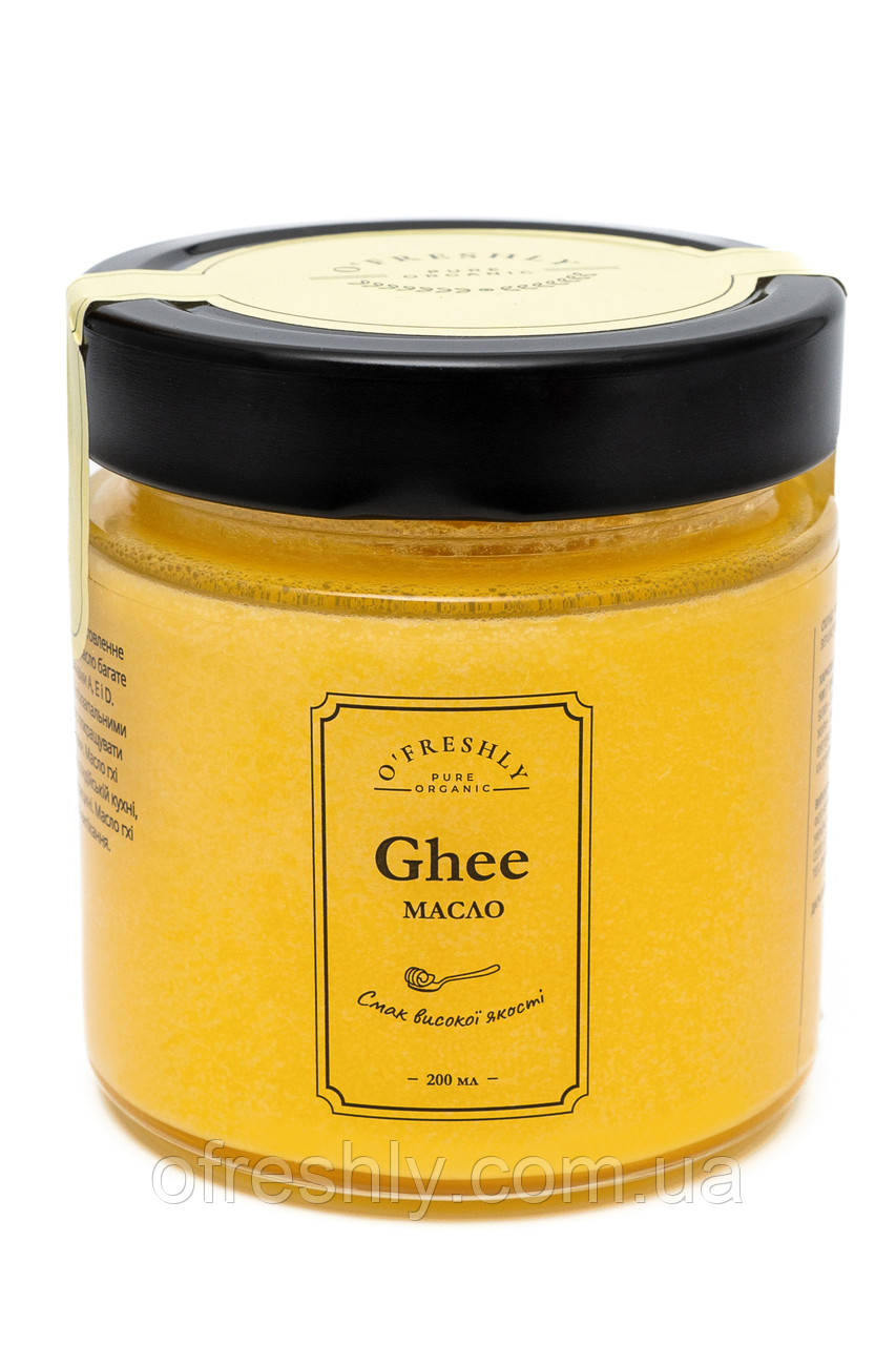 Топлене масло Гхі O’freshly, 200 мл, фото 1