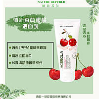 Пенка для умывания с экстрактом вишни и луговых трав NATURE REPUBLIC Fresh Acerola Cleansing Foam Корея 170мл