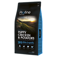 Profine Puppy Chicken & Potatoes 15 кг корм для щенков Профайн Паппи Курица и Картошка