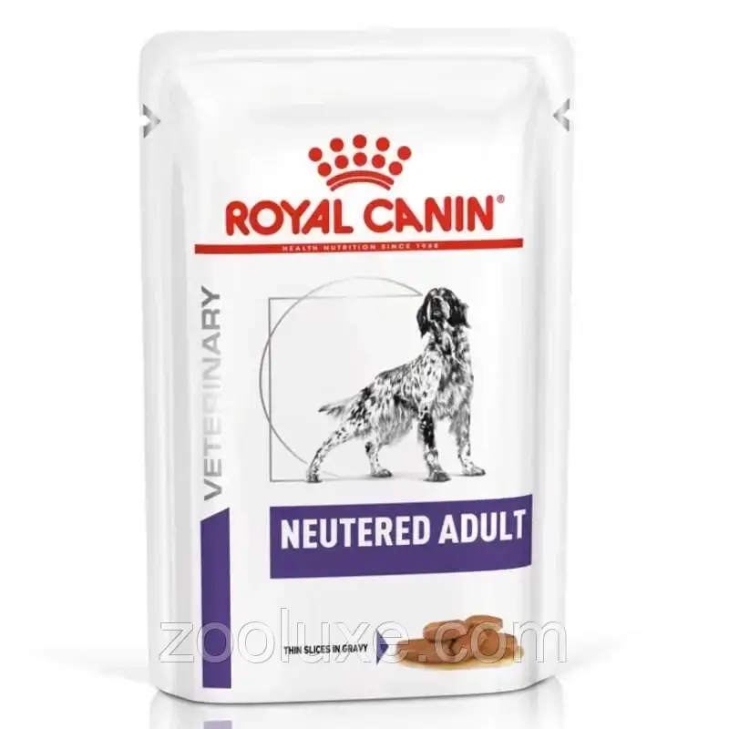 Royal Canin Neutered Adult Gravy 100 г лікувальний вологий корм для собак Роял Канін Шматочки в соусі