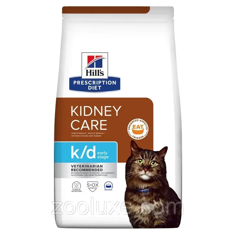Hills Kidney Care k/d Early Stage Original 3 кг корм для котів (Hill's, Хіллс, Хілс)