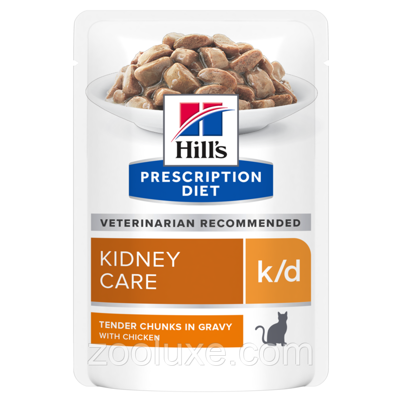 Hills Prescription Diet Kidney Care k/d Chicken 85 г вологий корм для котів (Хілс Хілс Hill's)