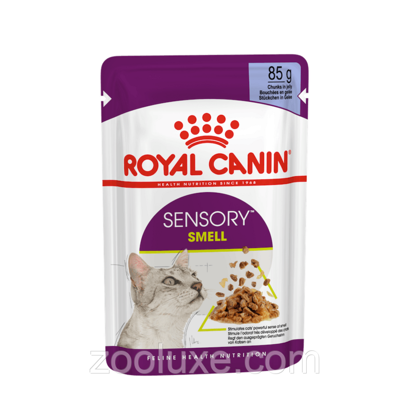Royal Canin Sensory Smell Jelly 85 г/Роял Канін Сенсорі Смело-корм для кішок і котів, фото 1