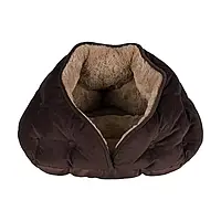 Домик-лежак для кошек и собак Trixie Malu 47х27х41 см, коричневый (лежанка, домик, будка, мягкое место,