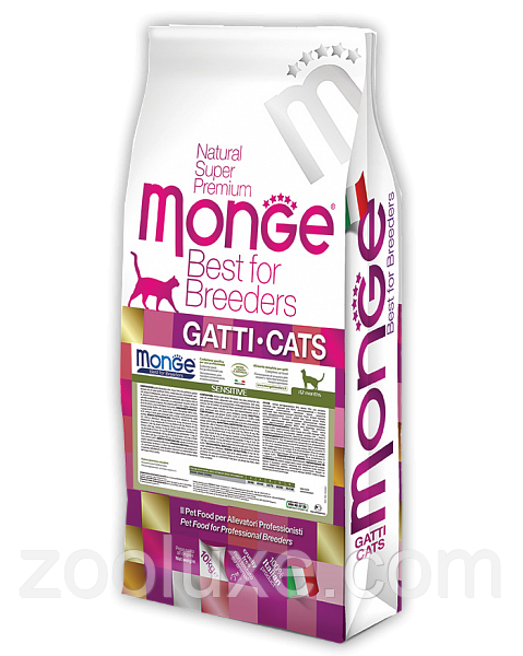 Monge Sensitive Chicken 5 кг корм для котів Монж Сенситив Курка, фото 1
