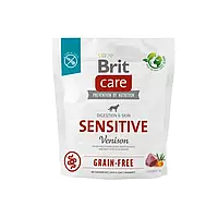 Brit Care Grain-Free Sensitive Venison 1 кг корм для собак Брит Каре Грейн Фри Сенситив Оленина