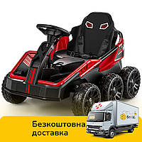 Электромобиль карт детский (4 мотори 35W, 2 аккум 12V7AH, пульт 2,4G) Bambi kart M 5765EBLR-3 Красный